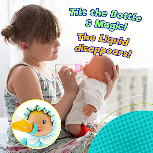 Ja-Ru Magic Baby Doll Bottles Milk Bottle and Juice Bottle, Great Baby Doll Accessories. Set with 2 Bottles. 701-1