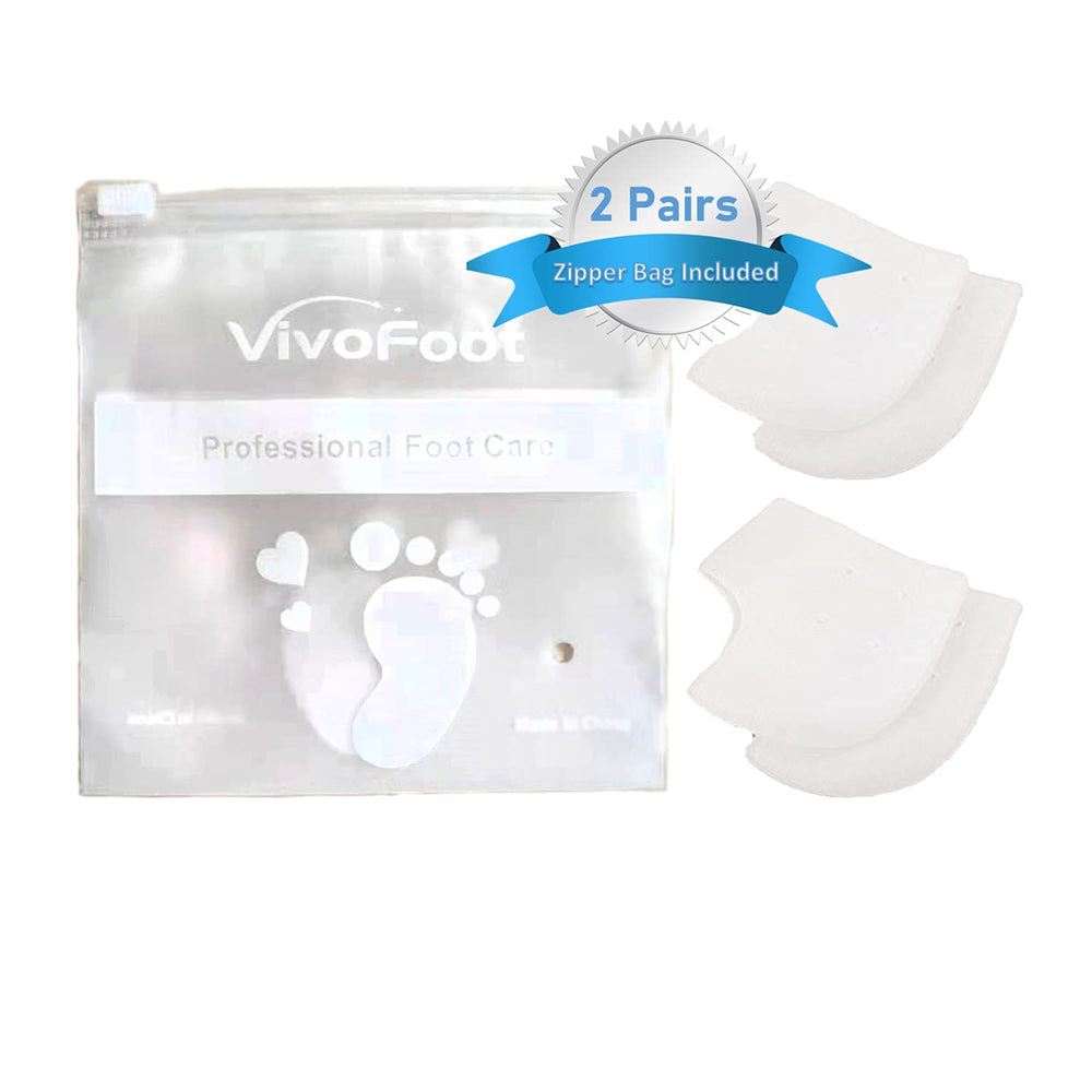 VivoFoot Gel Heel Protectors,Heel Pain and Cracked Heel