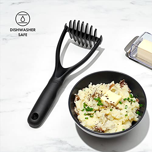 Good Grips Nylon Potato Masher for Non-Stick Cookware,Black,1 EA