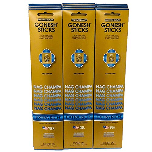 Incense Sticks Extra Rich Collection - 12 Nag Champa Pack (240 Sticks)