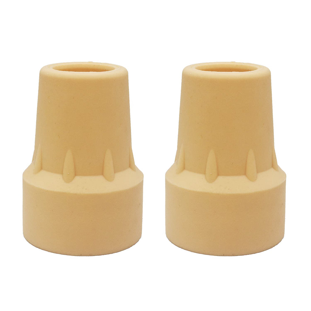 Medical Crutch Tips, Cane Tips,Yellow, 7/8 Inch (2)