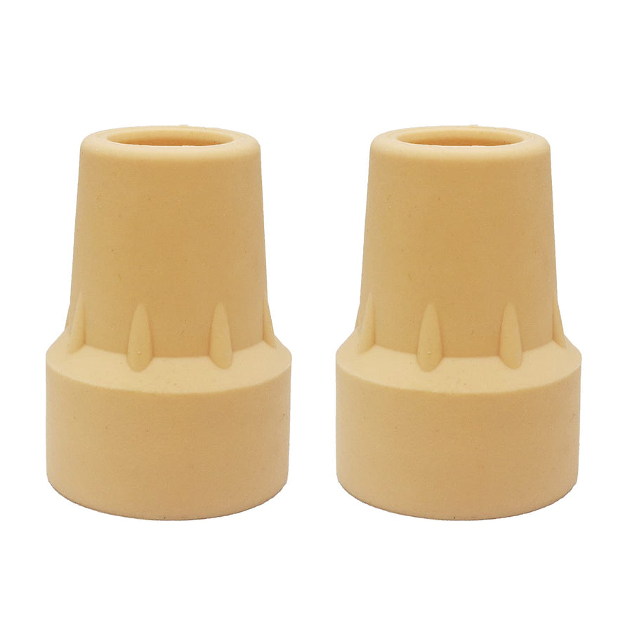 Medical Crutch Tips, Cane Tips,Yellow, 7/8 Inch (2)