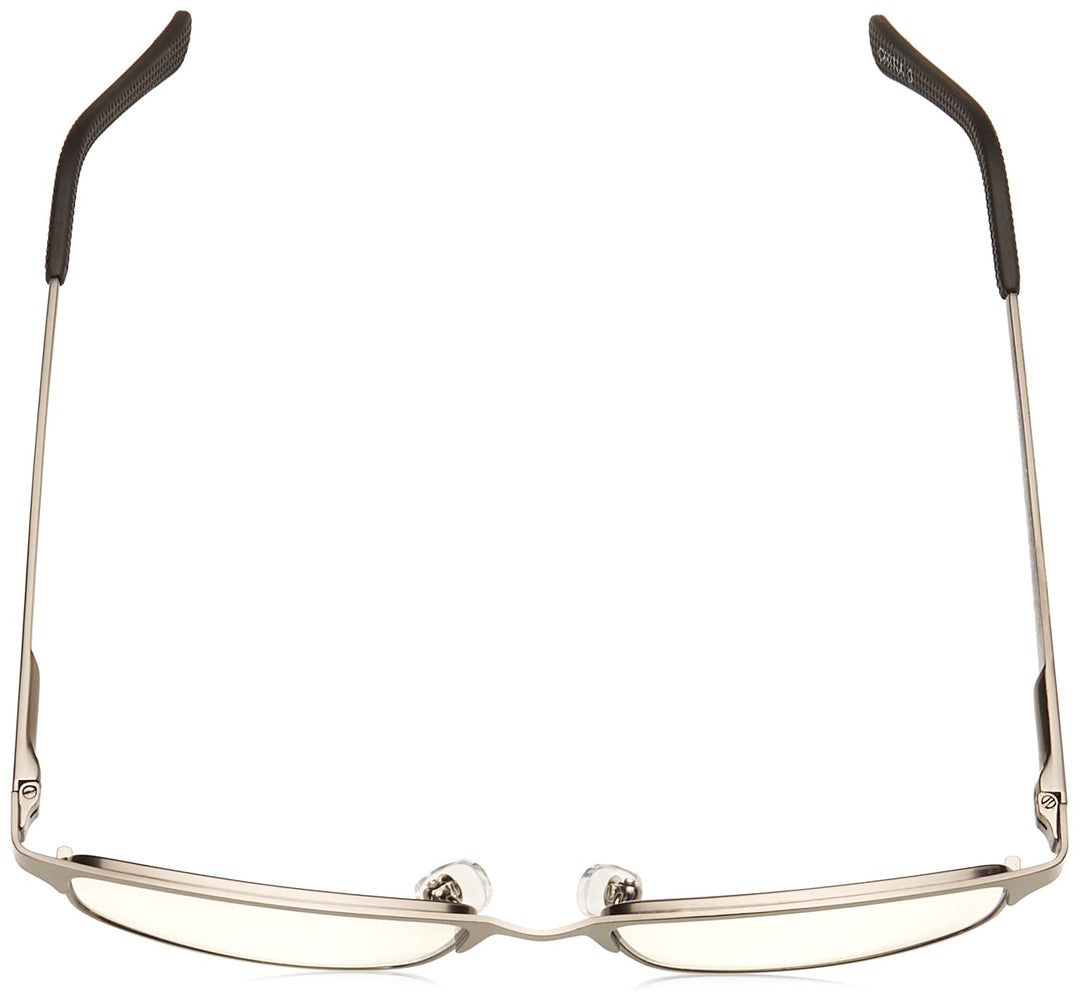 mens Samson E.readers Reading Glasses Blue Light Filtering Glasses, Satin Dark Gunmetal/Transparent, 52 mm US