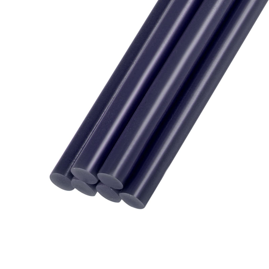 Hot Glue Sticks Mini Adhesive Hot Melt Glue Gun Sticks, [for Art, Craft, DIY, Card Making] - 0.27 x 4/Dark Blue/6 Pcs
