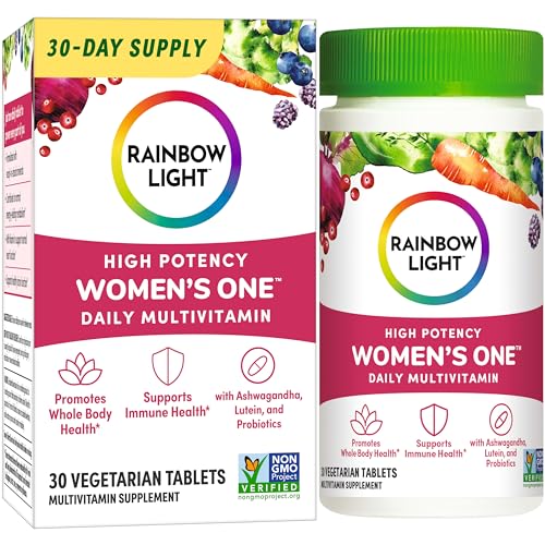 Multivitamin for Women, Vitamin C, D &amp; Zinc, Probiotics, Women’s One Multivitamin Provides High Potency Immune Support, Non-GMO, Vegetarian, 90 Tablets