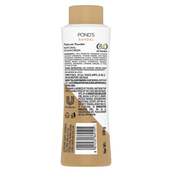 POND'S Sandal Radiance Talcum Powder, 300 g