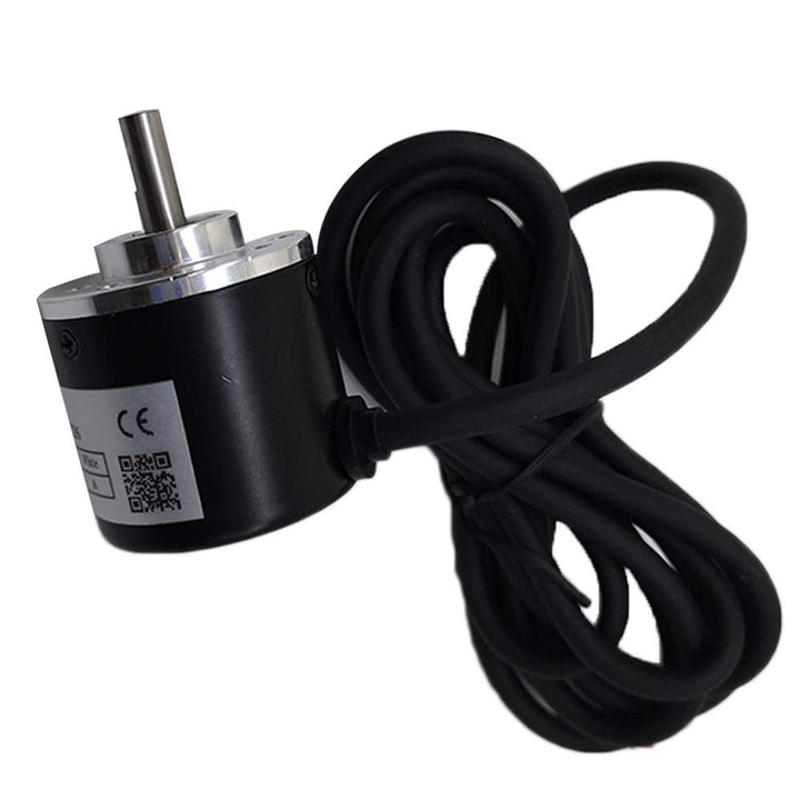 38mm Body Diameter 6mm Solid Shaft Rotary Encoder 2000PPR Line Driver Output 5V Power Supply