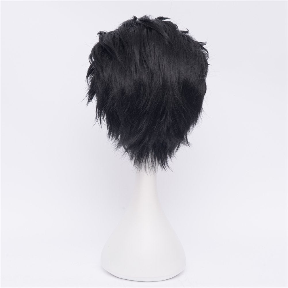 COSPLAZA Short Black Men&#39;s Cosplay Wig Anime He