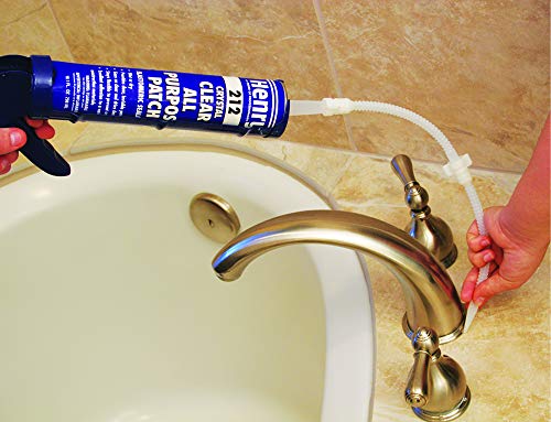Flextension Caulking Tube Tip, Reusable and Removable Caulk Gun Nozzles for Hard to Reach Areas, Bends up to 180 Degrees, Caulking Tips, 3- Count (Pack of 1)