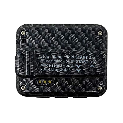 Charge Interval Timer and Stopwatch &amp; Watchstrap - Bundle (Carbon Black)