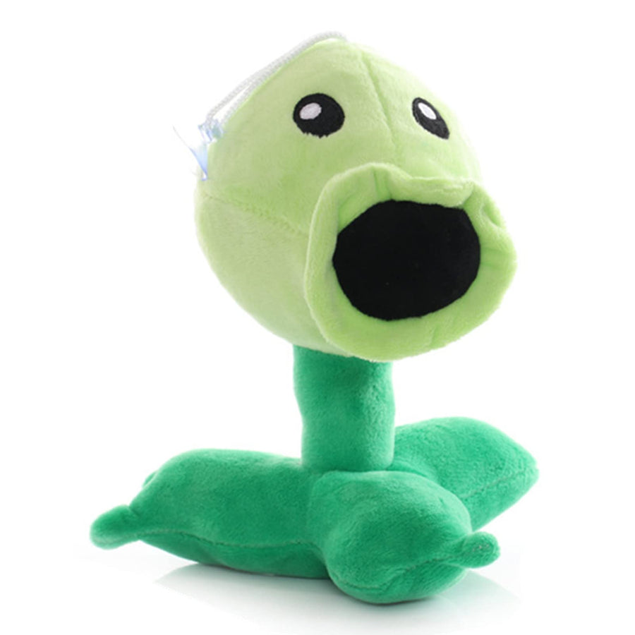 JHESAO 7 Plants and Zombies PVZ Plush Peashooter Toys P