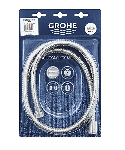 Grohe 28139000 Relexaflex Metal Hose, Starlight Chrome