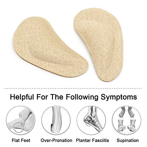 Dr. Foot&#39;s Arch Support Insoles for Flat Feet, 