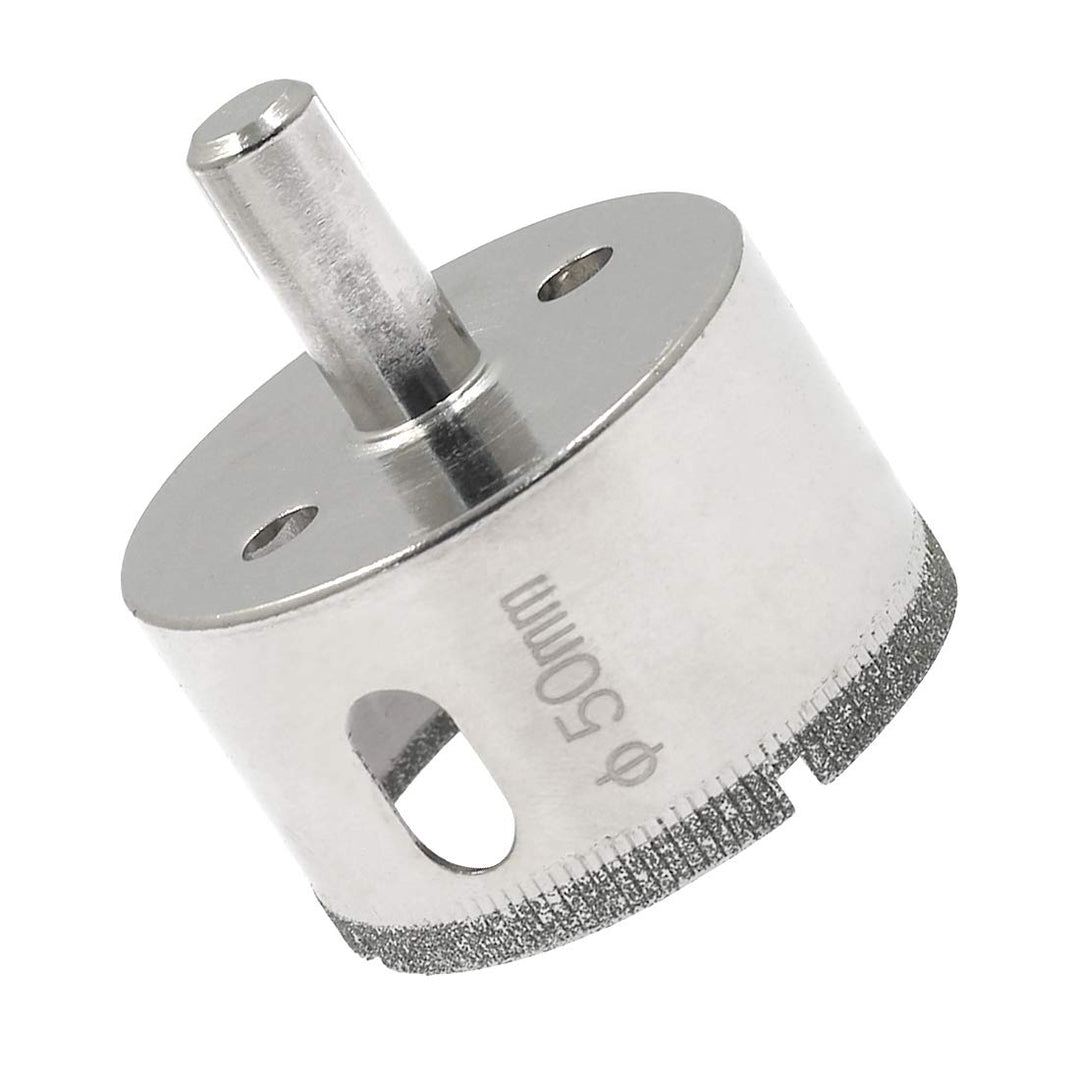 2 Inch / 50mm Diamond Drill Bits, Diamond Hole Saw Hollow Core Drill Bits for Glass Ceramic Porcelain Tiles Marble Granite Quartz