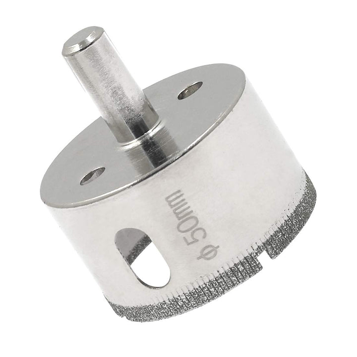 2 Inch / 50mm Diamond Drill Bits, Diamond Hole Saw Hollow Core Drill Bits for Glass Ceramic Porcelain Tiles Marble Granite Quartz