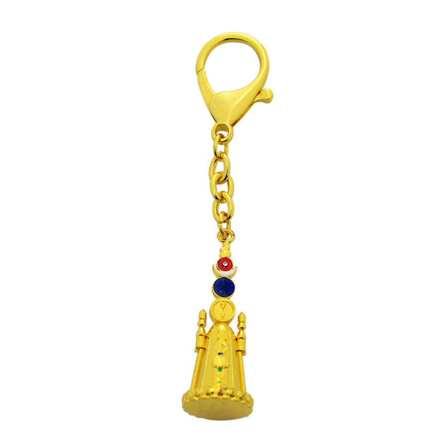 Feng Shui Sun & Moon 5 Element Pagoda Amulet Keychain