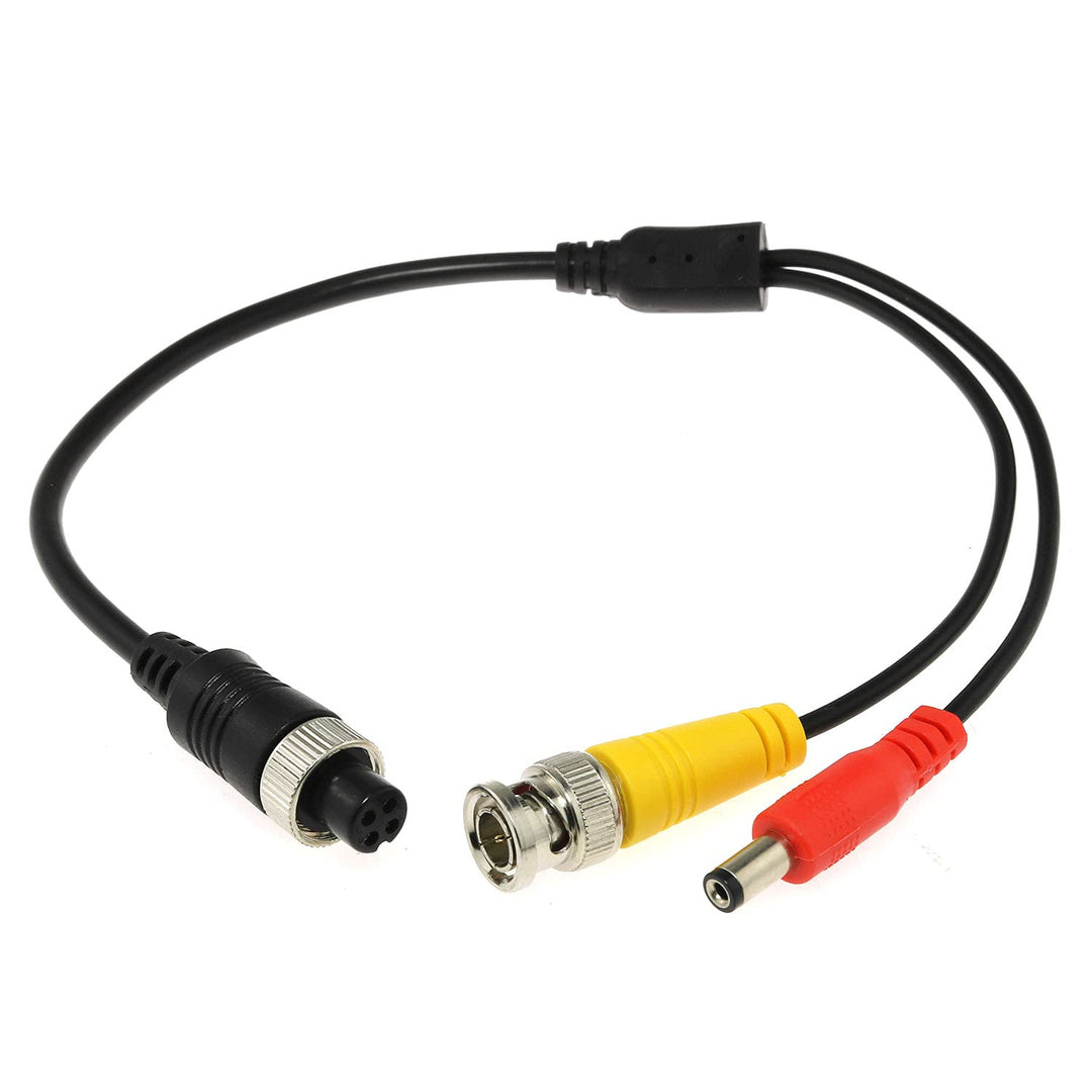 DGZZI M12 Connector to BNC+DC Adapter 35cm/13.78Inch M1