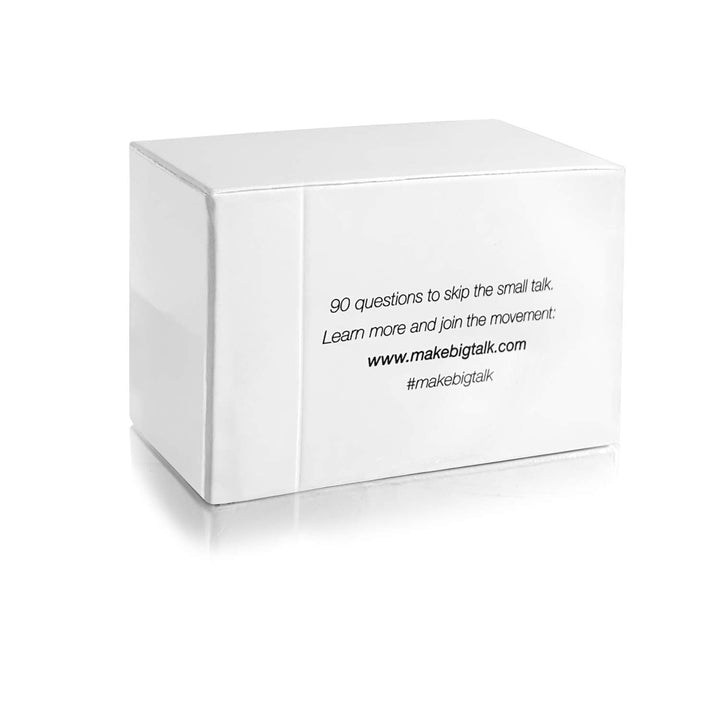 Question Card Game: Skip Small Talk, Make Meaningful Connections - Unique Conversation Starters, Fun Party Icebreaker Activity, Useful Networking, Educational, and Therapy Tool - 88 questions