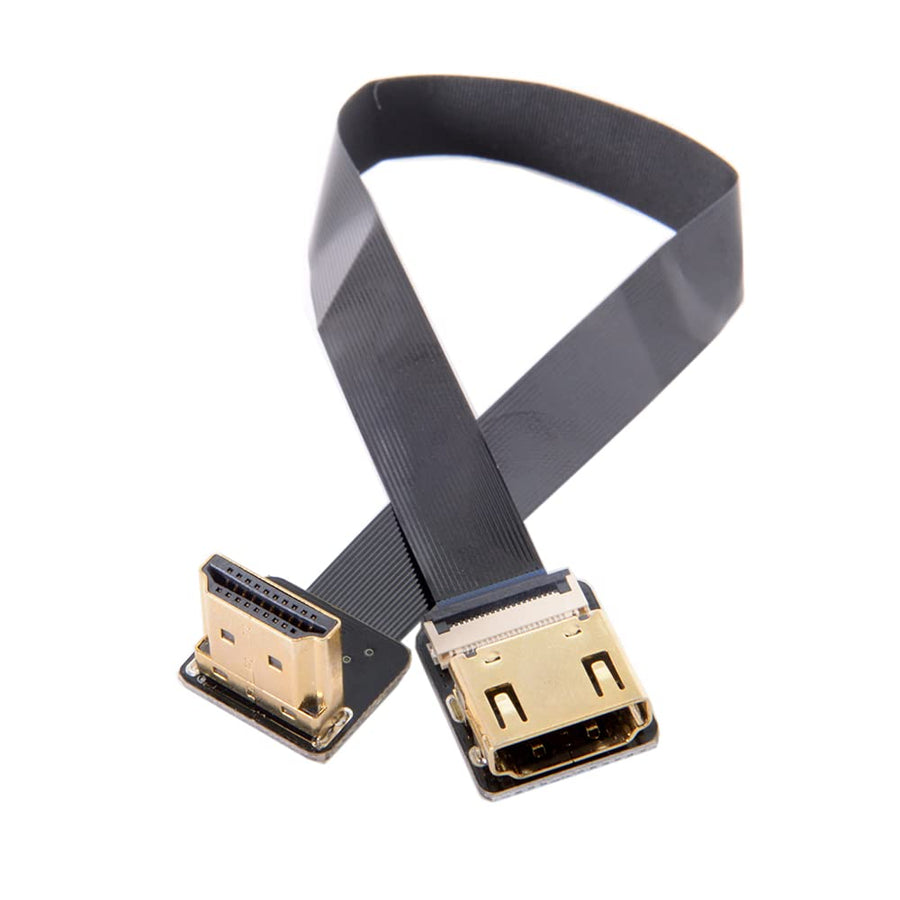 NFHK CYFPV Up Angled 90 Degree HDMI Male to Female FPC 