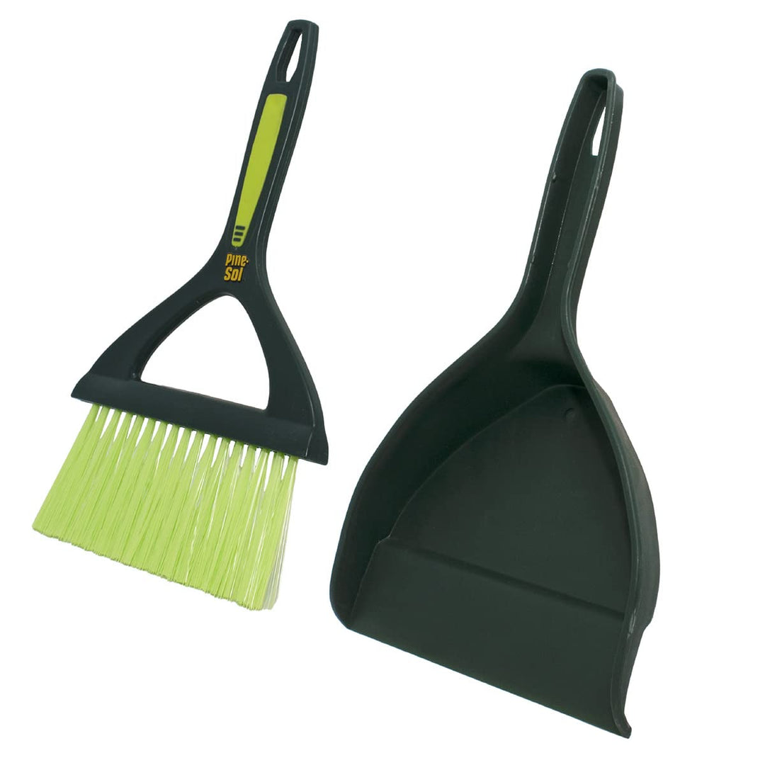 Pine-Sol Mini Dustpan and Brush Set | Nesting Snap-On D