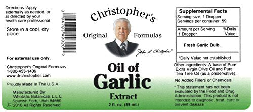 Christopher&#39;s Original Formulas Oil of Garlic E