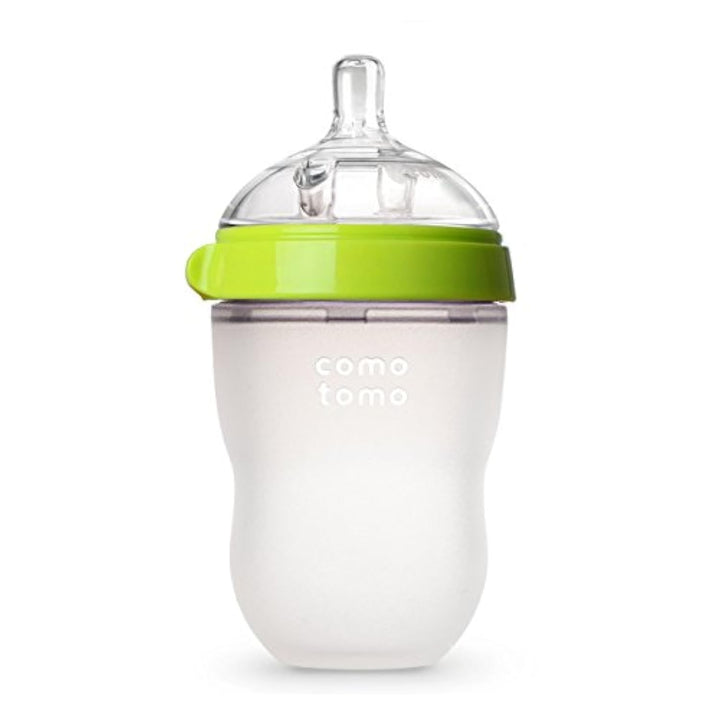 Comotomo Baby Bottle Single Pack, Green, 8oz