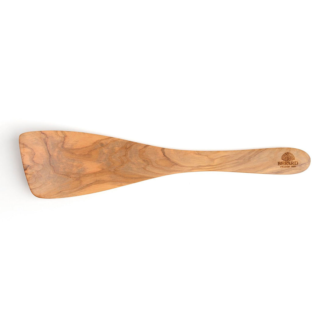 Olive-Wood Handcrafted Curved Spatula
