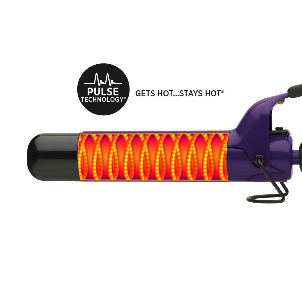 Professional Ceramic Titanium Professional Curling Iron, 1-1/4