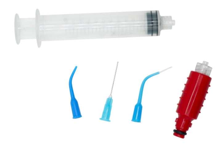 Deep Pocket Irrigator Tips and Syringe for deeper infections