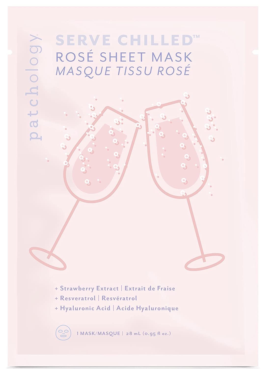 Serve Chilled Rosé Sheet Mask - Single