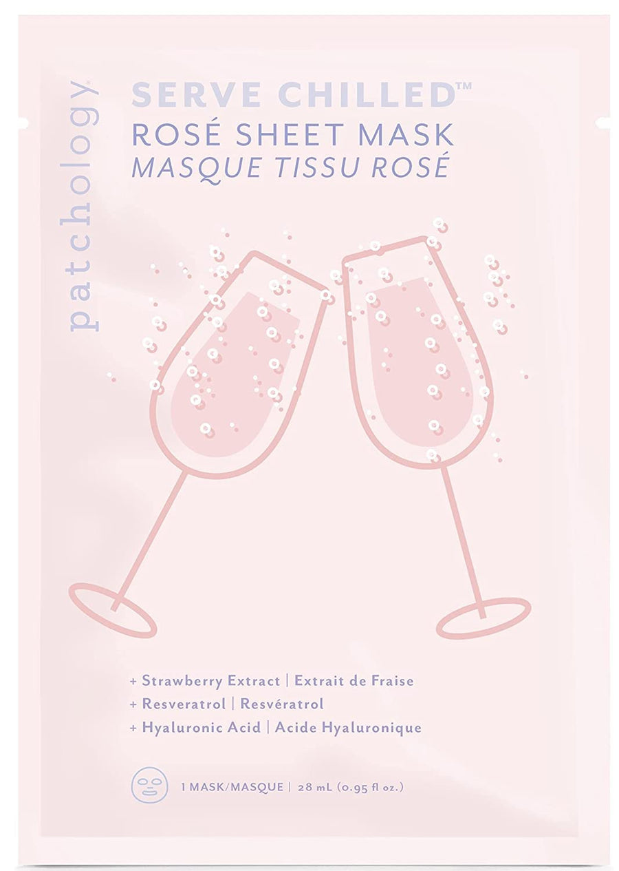 Serve Chilled Rosé Sheet Mask - Single