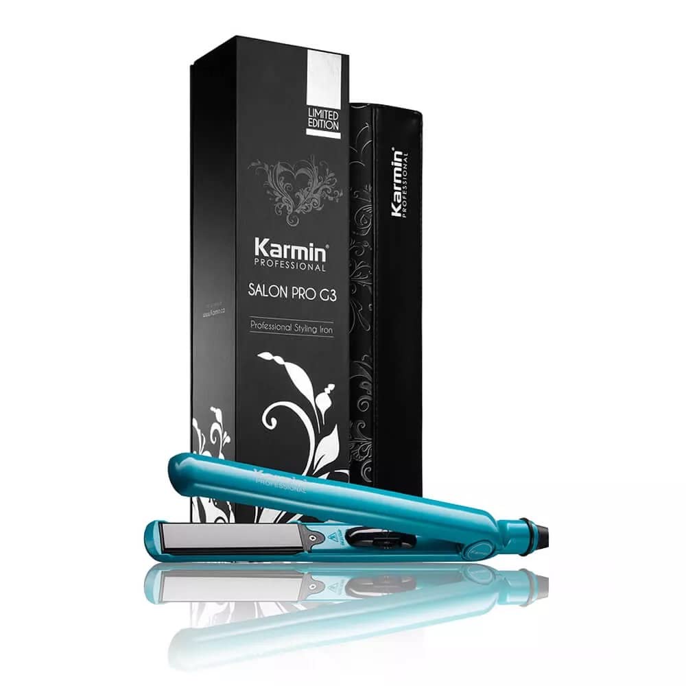 Blue : Karmin G3 Salon Professional Hair Straightener (Blue)