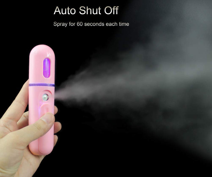 Nano Facial Mister, Portable Mini Cool Mist Facial Stea