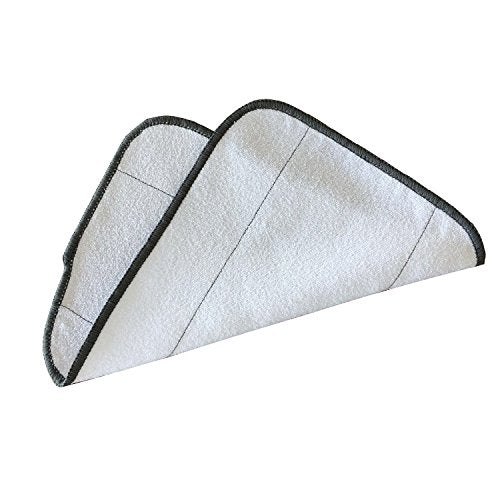 Microfiber Replacement Mopping Cloths Mop Pads Compatible with iRobot Braava 380 380t 320 321 Mint 4200 4205 5200 5200C Robotic Vacuum Cleaners (5 Wet & 5 Dry)