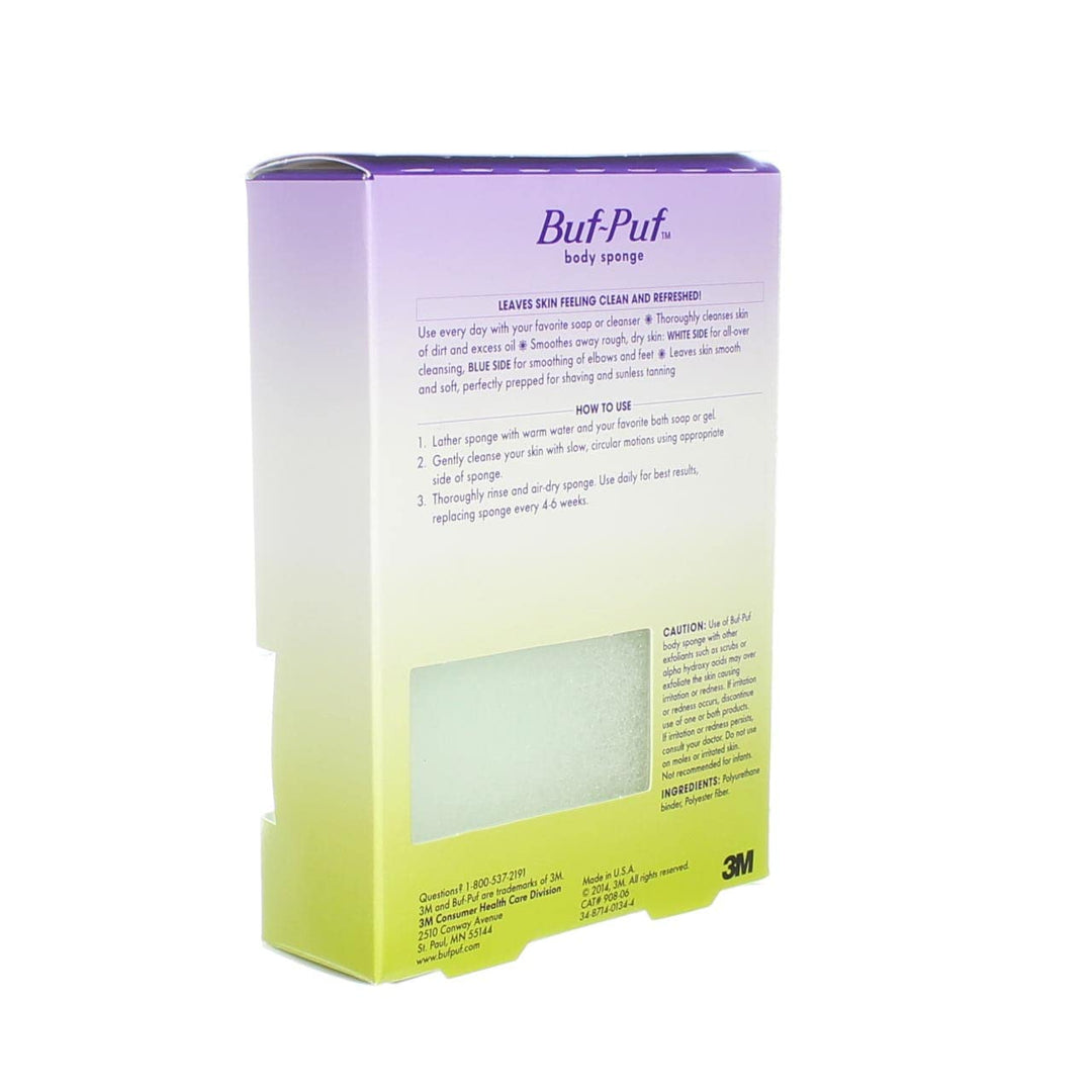 Buf-Puf Buf-Puf Body Sponge, 1 each (Pack of 3)