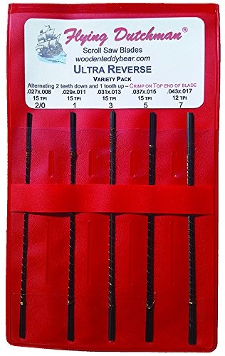 Ultra Reverse Five Dozen Scroll Saw Blade Variety Pack