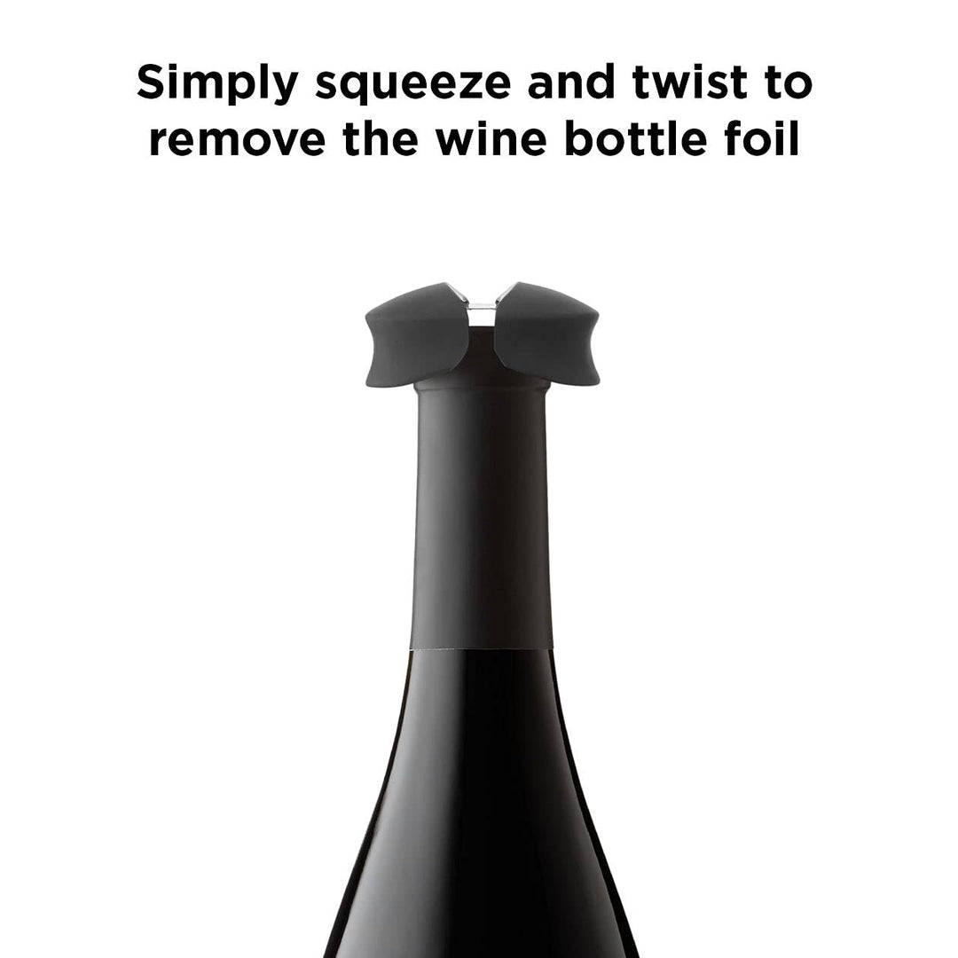 Metrokane Wine Bottle Foil Cutter (Black)