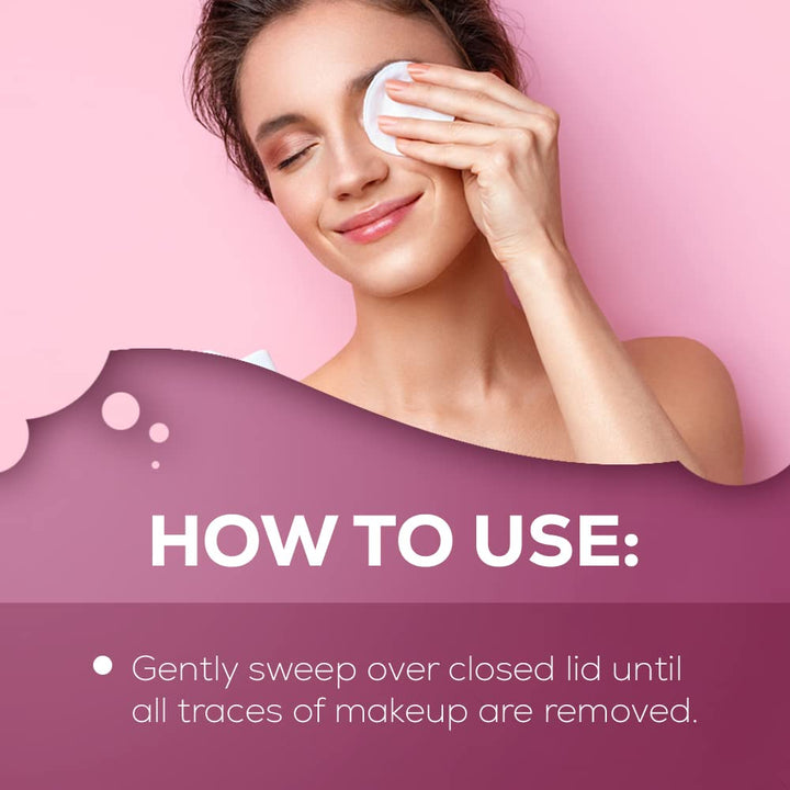 Andrea Eye Q&#39;s Oil-free Eye Makeup Remover Pads, 65-Count (Pack of 3)