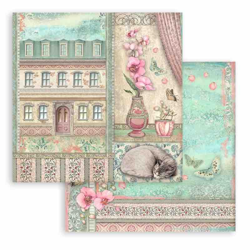 Intl Paper PAD 8X8 10PK Orchid/CAT, 10 Count (Pack of 1), Various