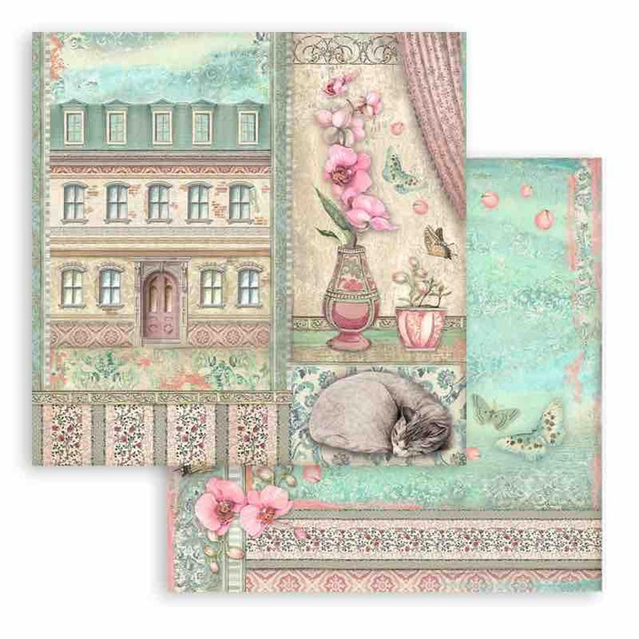 Intl Paper PAD 8X8 10PK Orchid/CAT, 10 Count (Pack of 1), Various