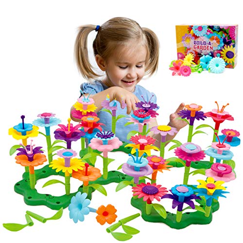 Byserten Gifts for 3-6 Year Old Girls Flower Garden Bui