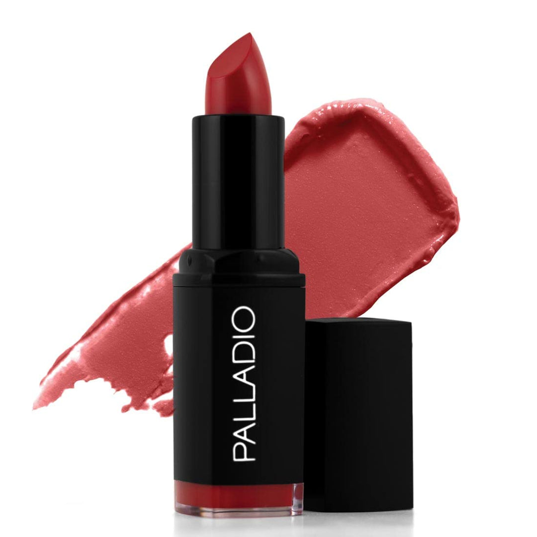 Beauty Matte Lipstick - Scarlet Red Color, Long Lasting Lip Shade with Creamy and Rich Velvet Finish (3.7 g)