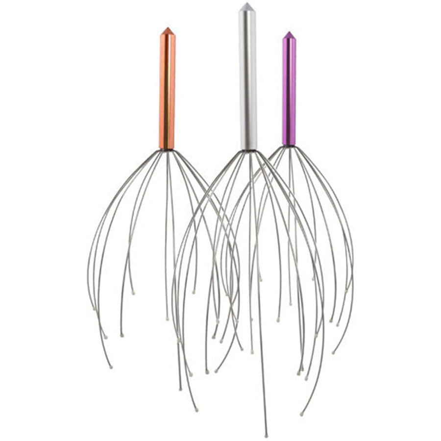 Scalp Massager - Head Scratcher - Regular Handle, Wire 