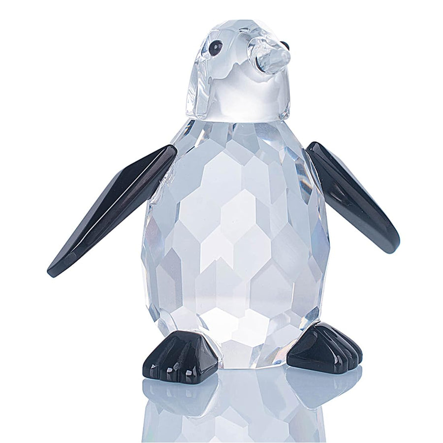 Crytal Cute Penguin Figurines Collectible Glass Animal Figurines Desk Decoration Ornaments