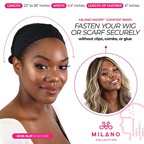 MILANO Collection Wigs WIGRIP Wig Comfort Band Black AD