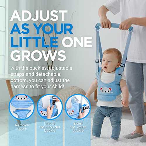 Watolt Baby Walking Harness - Handheld Kids Walker Helper - Toddler Infant Walker Harness Assistant Belt - Child Baby Walk Learning Help Support Assist Trainer Tool - for 7-24 Month Old