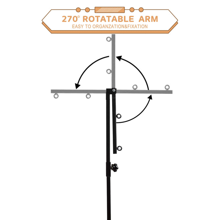 Dog Grooming Arm - 35 Dog Grooming Table Arm with Clamp and Post, Loop Noose, No Sit Haunch Holder Grooming Restraint for Small &amp; Medium Dogs
