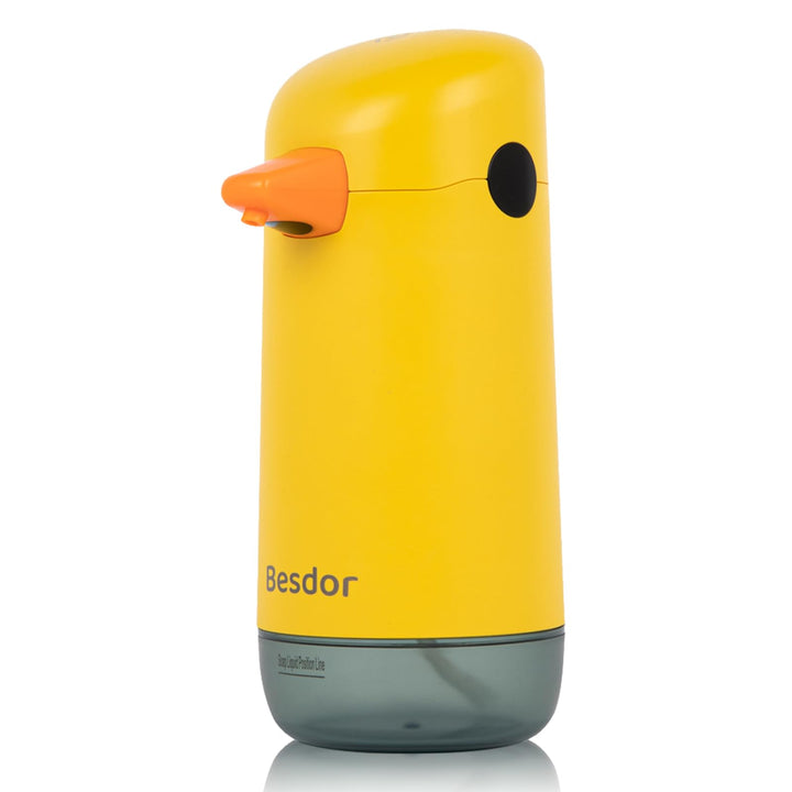 Besdor Automatic Soap Dispenser, Yellow Duck Cute Touch