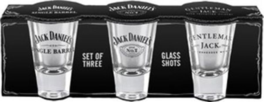 Licensed Barware Gift Shot, Set, 3 Count (Pack of 1), Clear