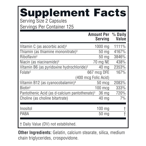 Twinlab Stress B-Complex Caps - Energy Support Suppleme